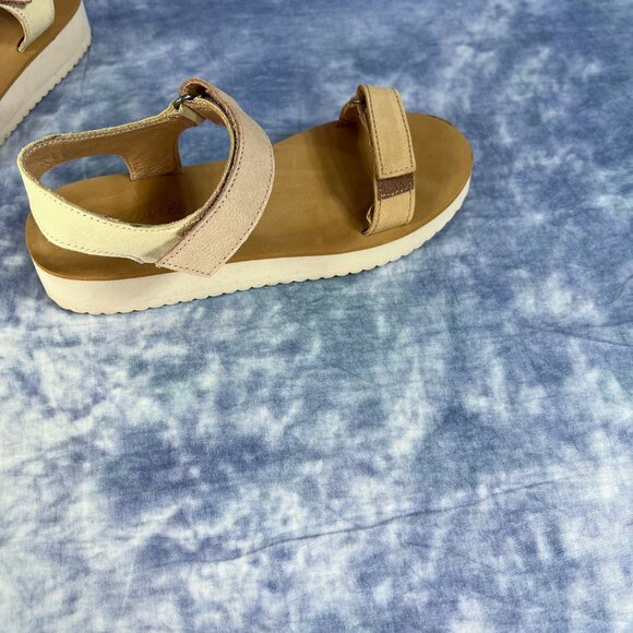 Madewell Maggie Sandal in Colorblock Sz 7 - Picture 3 of 8